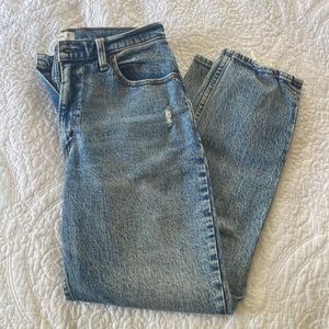Abercrombie High Rise Mom Jean